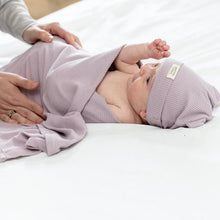 Load image into Gallery viewer, Rib Swaddle & Beanie Set