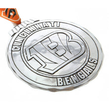 Load image into Gallery viewer, NFL Cincinnati Bengals Classic Round Aluminum Ornament
