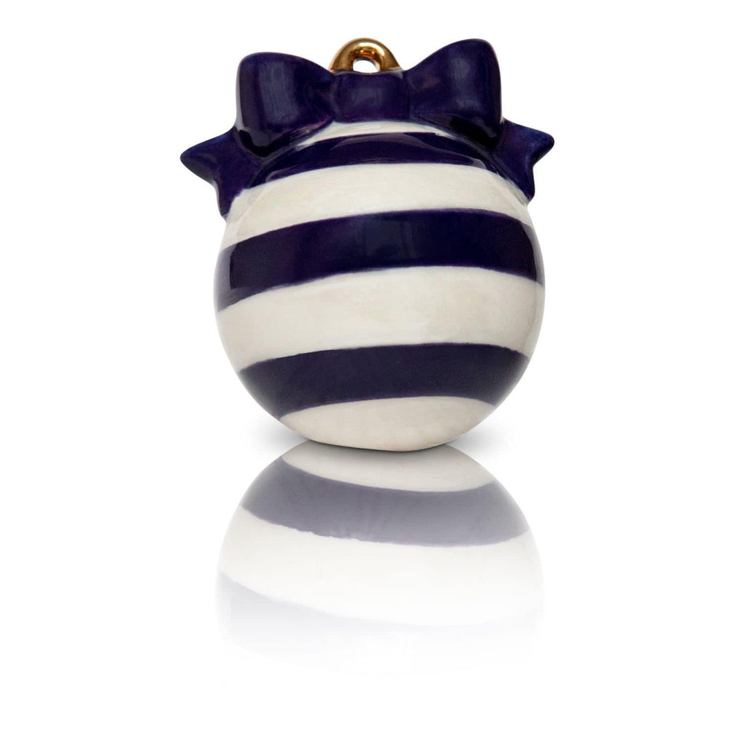 Blue Strip Ornament Mini