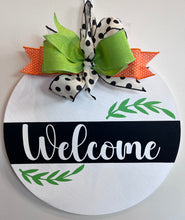 Load image into Gallery viewer, Reversible Wood Door Hanger w/Personalization
