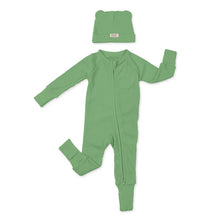 Load image into Gallery viewer, Rib Zip Fit &amp; Beanie Set 3-6 Months

