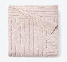Load image into Gallery viewer, Cable Knit Blanket by Elegant Baby
