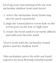 Load image into Gallery viewer, Melamine Shallow Bowl MEL20

