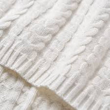 Load image into Gallery viewer, Cable Knit Blanket by Elegant Baby
