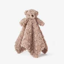 Bear Security Blanket w/Embroidery